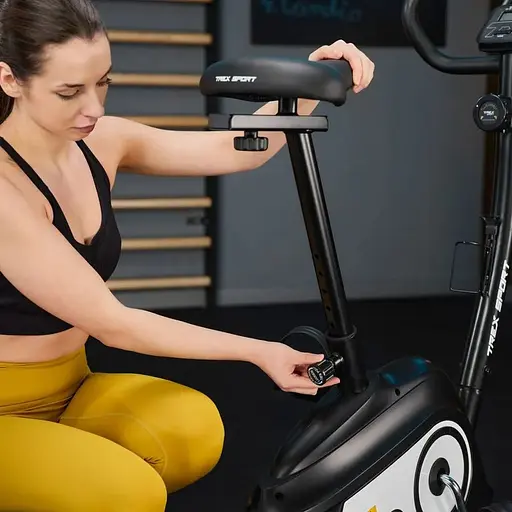 Велотренажер Trex Sport TX-400MB Reck магнітний чорно-білий - фото 9