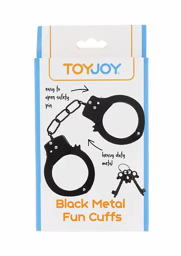 Наручники Toy Joy Fun Cuffs чорний - фото 2