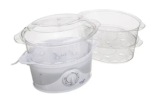 Пароварка Adler AD 633 ємність 9 літрів потужність 800 вт - фото 3