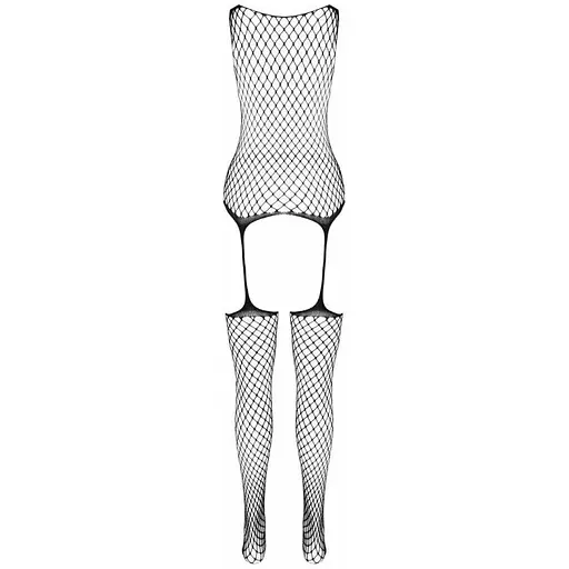 Сітчастий бодістокінг Casmir CA003, який імітує боді з панчохами на підв'язках тілесний - фото 6