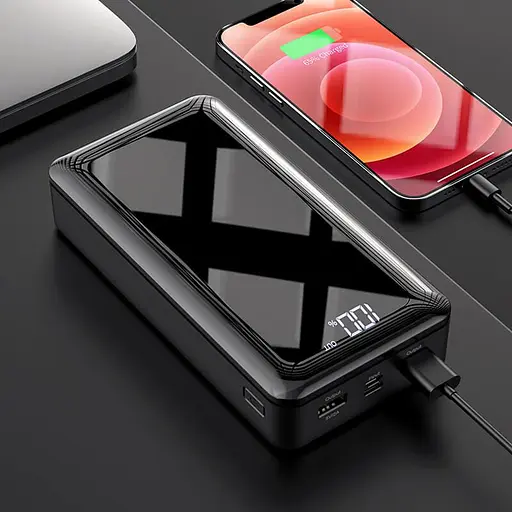 УМБ BOROFONE Extreme power bank BJ8 30000mAh зовнішній акумулятор чорний - фото 5