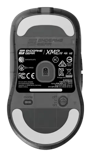 Мышь ENDGAME GEAR XM2w 4k v2 Black (Transparent) (PGW-EG-MOU-081) - фото 2