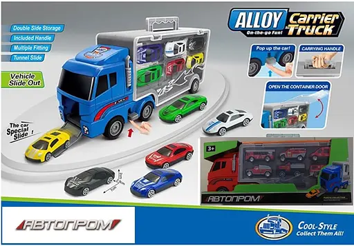 Трейлер з машинками PS006-1 - фото 3