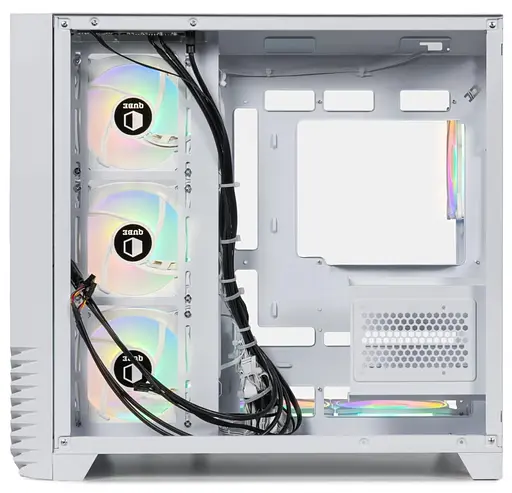 QUBE MIRAGE 7ARGB BTF, белый (MIRAGE_GWNU3), без блока питания - фото 12