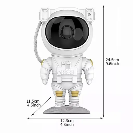 Нічник Quinn Астронавт на vісяці лазерний проектор галактики - фото 2