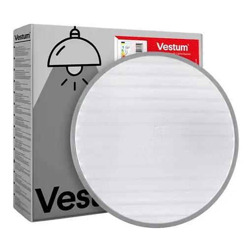 Потолочный светильник GRILL звездное небо 36W 375*60мм 4000К 2900Lm без пульта металл