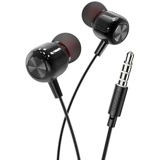 Навушники Hoco M87 String arphones with microphone Gloomy чорні