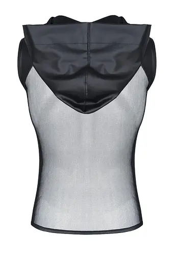 Чоловіча футболка з капюшоном Regnes Fetish Planet XL (чорний) - фото 4