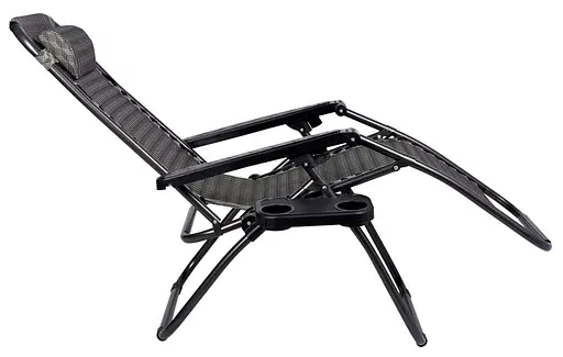 Раскладное садовое кресло шезлонг Orion Brown - фото 4