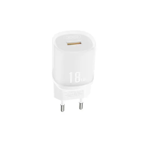 Сетевое зарядное устройство XO L157 QC3.0 18W Charging Charger with Lightning cable белый - фото 1
