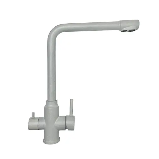 Смеситель для кухни под фильтр Adamant SA-021 светло-серый 0219, Серый - фото 2