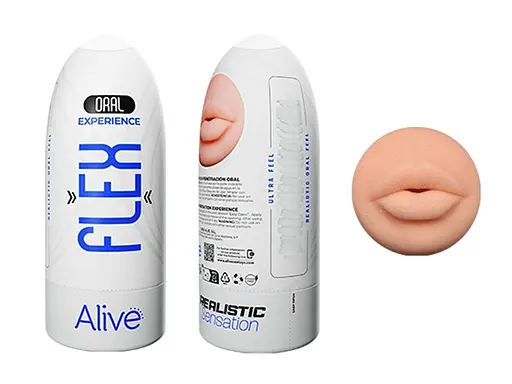 Мастурбатор Alive Flex Oral Experience 16 см телесный - фото 5