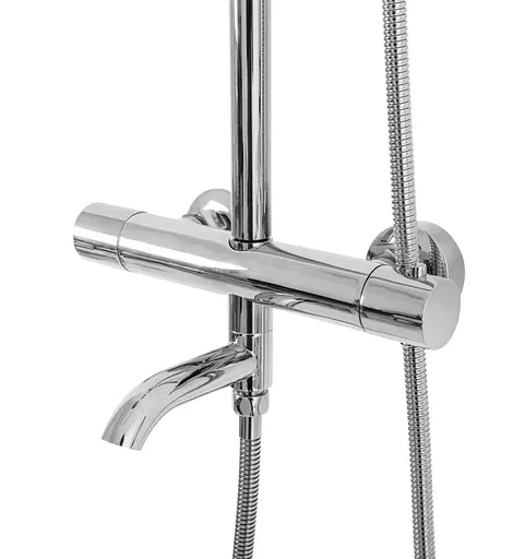 Душовя система Rea Lungo з термостатом та виливом хром REA-P6607, Хром - фото 5