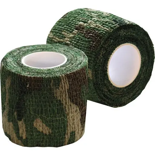 Лента маскировочная Kombat UK Stealth tape 5 см х 4.5 м камуфляж (1000-kb-st-camo)