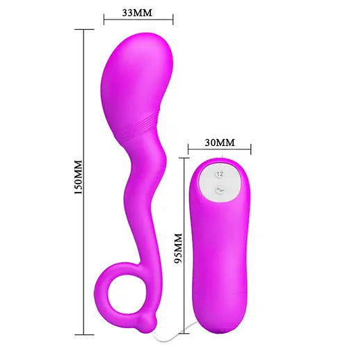 Віброяйце Pretty Love Mini Love Egg 15 см фіолетовий - фото 5