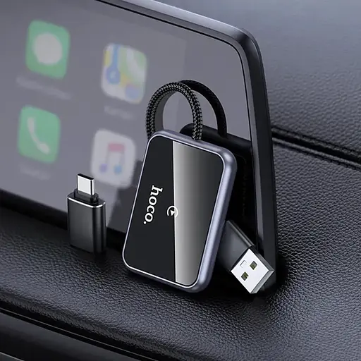 Автомобильный беспроводной адаптер Hoco CarPlay HU1 Way - фото 8