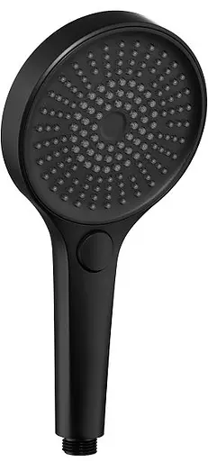 Ручной душ Imex Arizona диаметр 12 см 3 режима черный матовый MDA020/NG, Черный матовый - фото 1