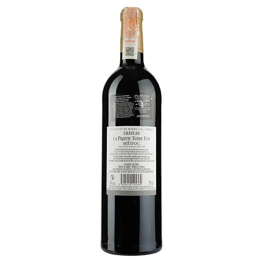 Вино Les Grands Chais de France Chateau La Pigotte Terre-Feu Medoc, красное, сухое, 13%, 0,75 л - фото 2