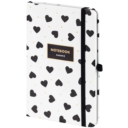 Книга записна Axent Partner Black&White 125×195 мм 96 аркушів у клітинку (8621-10-A) - фото 2