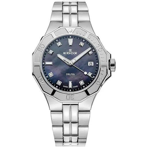 Часы Edox Delfin Diver Date Lady 53020 3M NANND