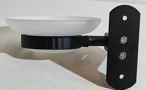 Мыльница настенная New Mezer черная SM13-0013 - фото 5