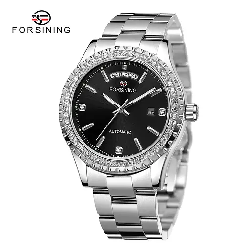 Forsining 6919 Silver-Black
