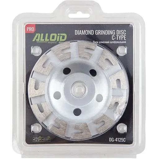 Диск алмазний Alloid Building Tools C-Type шліфувальний 125 мм (DG-4125C) - фото 5