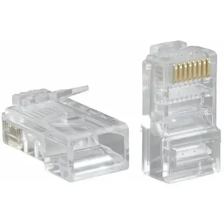 Конектор RJ45 UTP 100 шт. Clear Cat.6 Atcom (14373) - фото 1
