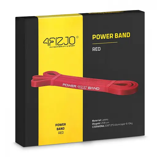 Еспандер-петля 4Fizjo Power Band (Гумка для фітнесу і спорту) 13 мм 6-10 кг 4FJ1059 (P-5907222931059) - фото 2