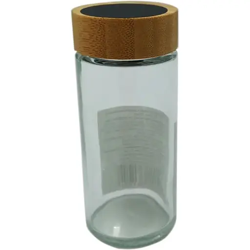 Емкость стеклянная для специй Vittora с деревянной крышкой 100 мл VT-9010 (136105)