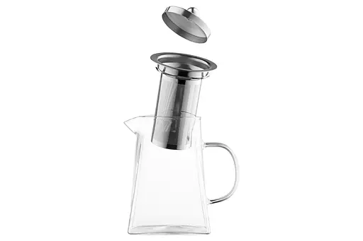 Заварник Ardesto Gemini Roma 950 мл боросиликатное стекло нержавеющая сталь прозрачный - фото 2