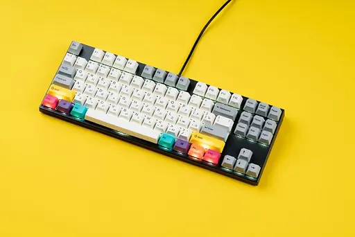 Клавіатура Varmilo APT87 CMYK C-TK Red WL/USB-A White Led (A92A024D4A5A17A007) - фото 11