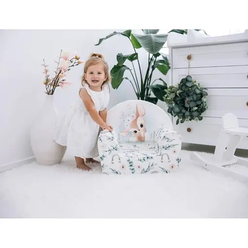 Кресло детское FreeOn Bubaba Green Magic, white - фото 2