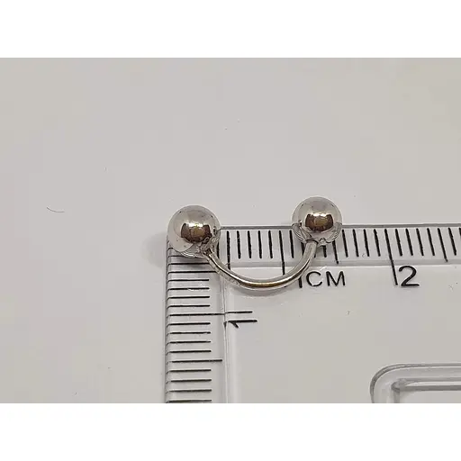 Золота сережка-пірсинг Favoritum. 310128_5_Б - фото 3