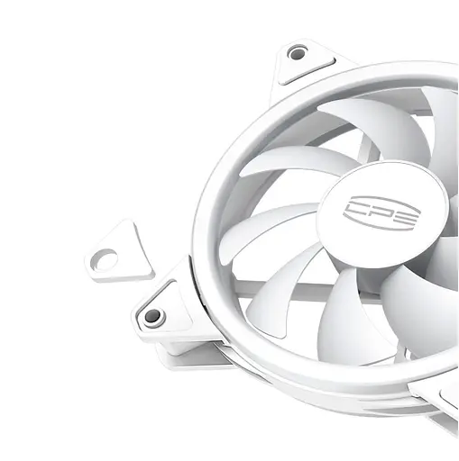 Комплект вентиляторів PcCooler F3 T120 ARGB WH 3-Pack (F3 T120 ARGB 3 in 1 White) - фото 4