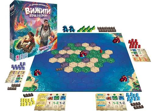 Настольная игра Games 7 Days Выжить: Побег с Острова (Survive: Escape from Atlantis!) (укр.) (ZYGSTI01UA) - фото 6