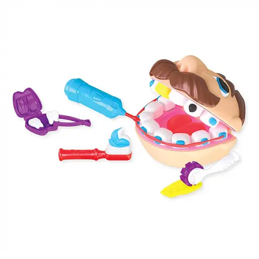 Набір для креативної творчості з тістом "Dentist Set TM Lovin 41193, 8 аксесуарів - фото 2