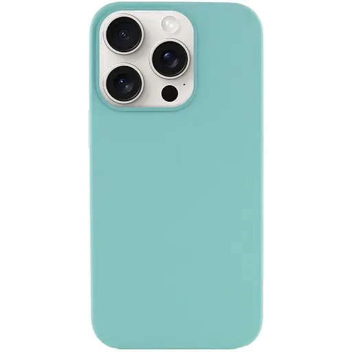 Чохол Epik Silicone Case Full Protective AA NO LOGO для Apple iPhone 16 Pro 6.3 Бірюзовий/Marine Green