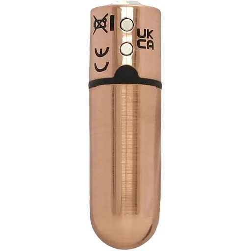 Віброкуля PowerBullet First-Class Bullet 2.5 з Key Chain Pouch, Rose Gold - фото 4