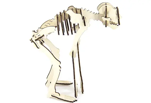 Дерев'яний конструктор "Гігантопітек" 29 деталей - фото 5