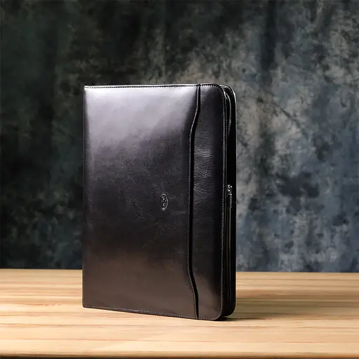 Оригинальная папка с блокнотом из гладкой натуральной кожи TONY PEROTTI 34х24,5х3 см 000315703 - фото 9