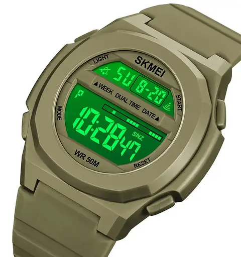 Годинник чоловічий спортивний Skmei 1821 (Хакі) - фото 4