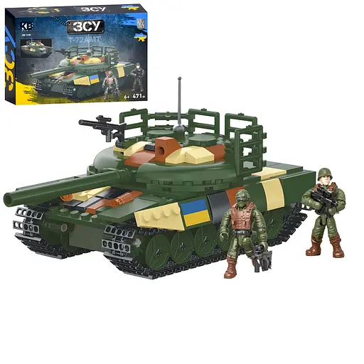 Конструктор Limo Toy Танк Т-72АМТ ЗСУ на 471 деталь (KB1130) - фото 3