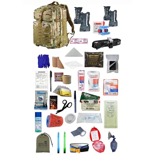 Укомплектованный медицинский тактический рюкзак №3 Rescue Ready - фото 1