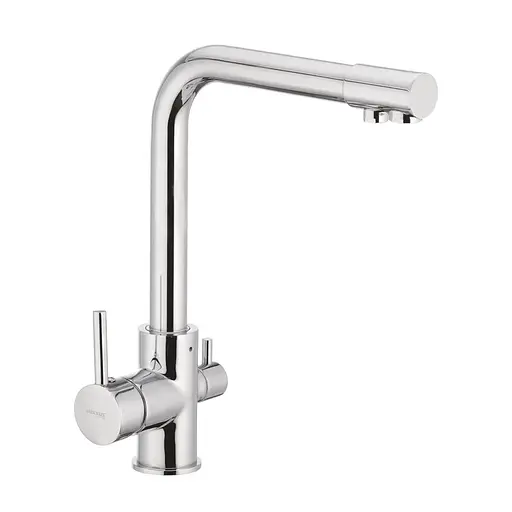 Смеситель для кухни на две воды Mixxus Premium Gudini 021 MI1589 Хром - фото 1
