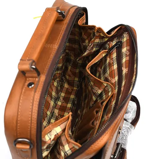 Чоловіча шкіряна сумка Hill&Burry 27х23х7 см sum0026068 - фото 7