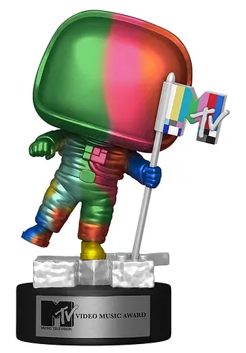 Фигурка Funko Pop МТВ Лунный Человек Радужный MTV Moon Person Music TV 10 см MTV MP R 18 - фото 2