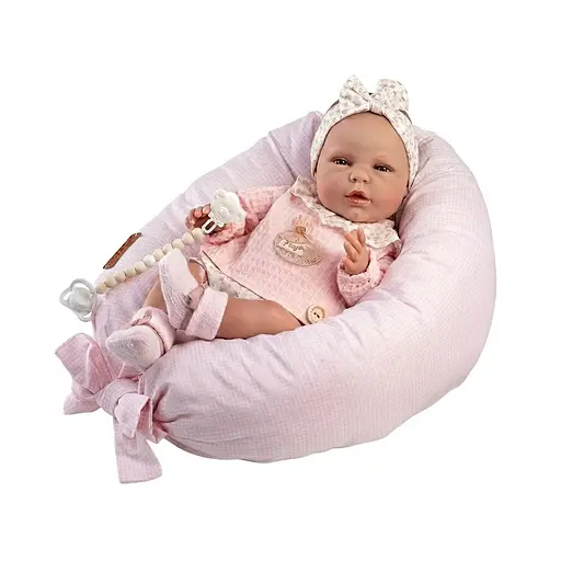Лялька Munecas De Cuna Reborn рожевий одяг 45 см (45601)