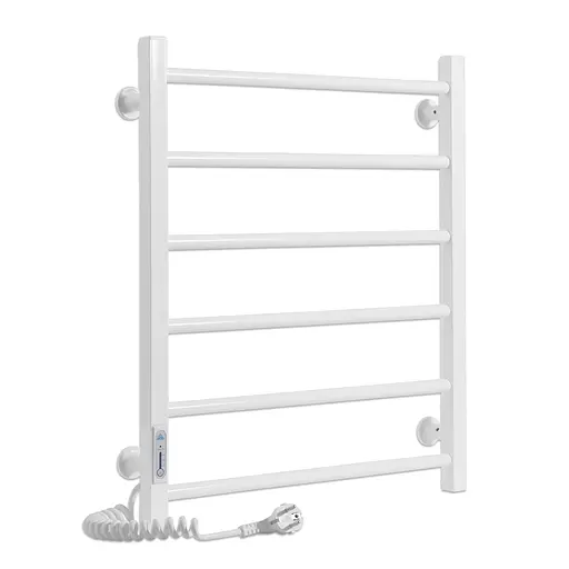 Електрична рушникосушарка Laris Зебра Альфа ЧФ6 500x600 Е ліва R3 77700069, Білий, Ліве, Електронний - фото 1