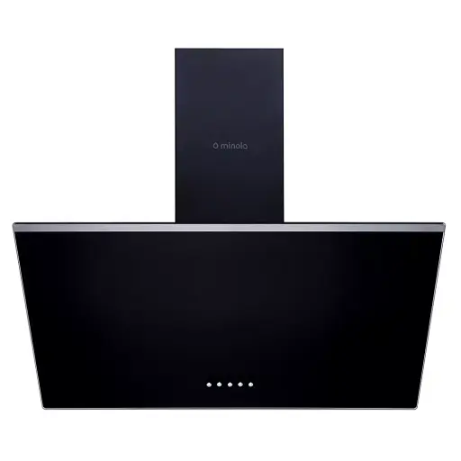 Вытяжка декоративная наклонная Minola HDN 6222 BL/INOX 700 LED